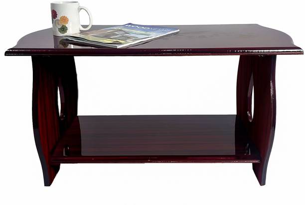 Malbro Modern Teapoy Wooden Tea coffee Table for Living Room, Bedroom, Office Engineered Wood Coffee Table