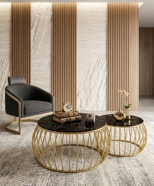 MH Enterprises Modern Luxury Nesting Coffee Table Set Engineered Wood Coffee Table