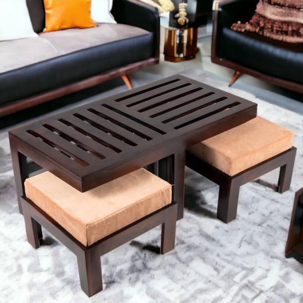 Flipkart Perfect Homes Rosewood ( Sheesham ) Solid Wood Coffee Table