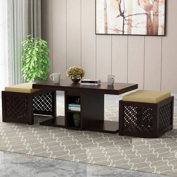 Flipkart Perfect Homes Rosewood ( Sheesham ) Solid Wood Coffee Table