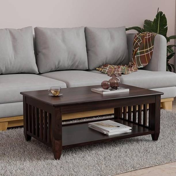 Flipkart Perfect Homes WOODEN CENTER TABLE Solid Wood Coffee Table
