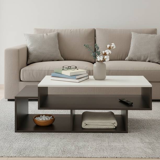 FURNEASER Buelo Tea Table for Living Room, Centre Table, Sofa Table, Engineered Wood Coffee Table