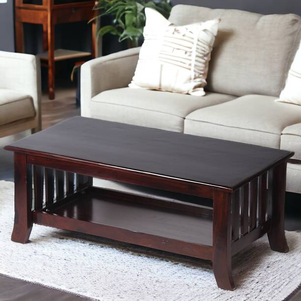 Flipkart Perfect Homes Rosewood ( Sheesham ) Solid Wood Coffee Table