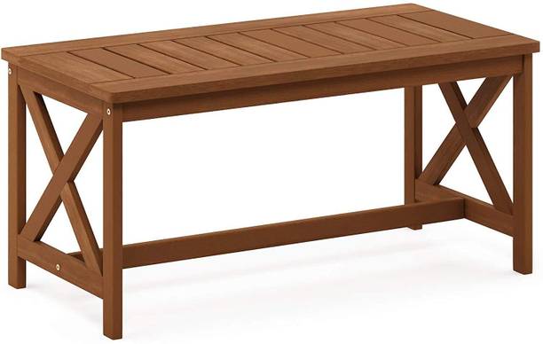Indian Decor RW821 Coffee Table, X-Leg, Natural Coffee Table, Coffee Table, Sofa Table Solid Wood Coffee Table
