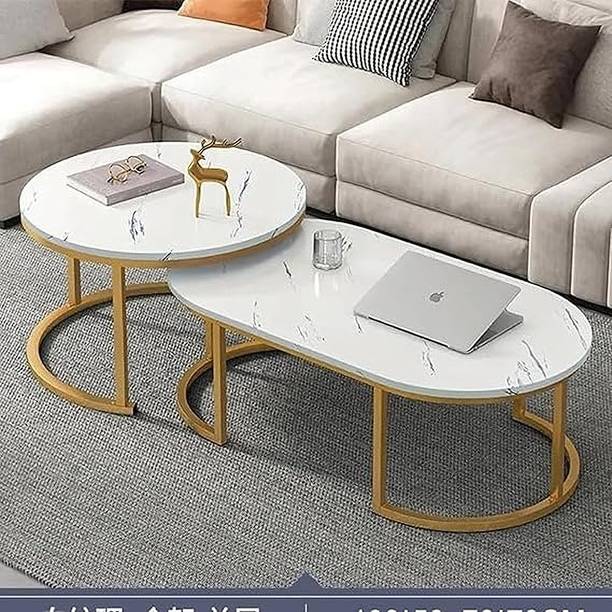 Suhailbrother Nesting Tables Coffee Table, Modern Center Table Engineered Wood Coffee Table