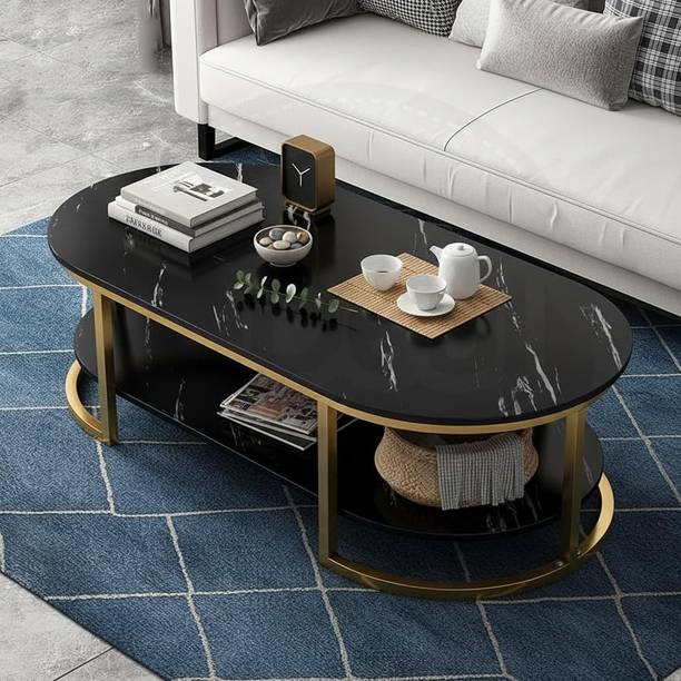 Flipkart Perfect Homes Studio Elegantly Versatile And Space Saving Metal Coffee Table Engineered Wood Coffee Table
