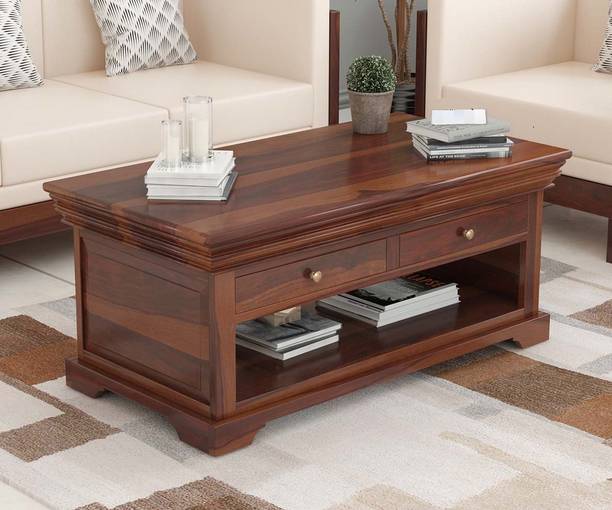 SarCraft Rosewood ( Sheesham ) Solid Wood Coffee Table
