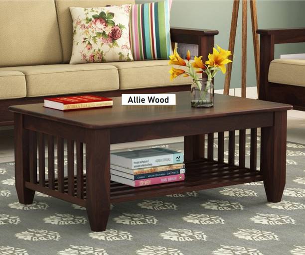 Allie Wood Sheesham Wood Solid Wood Coffee Table