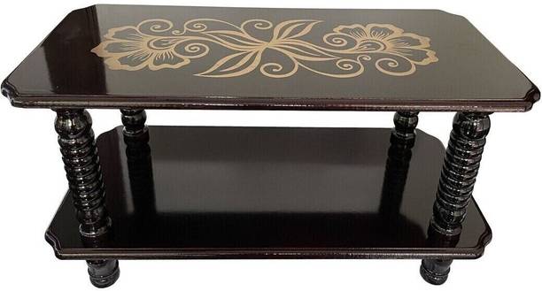 Malbro Modern Wooden Tea Table for Living Room & Bedroom | Elegant & Sturdy Design Engineered Wood Coffee Table