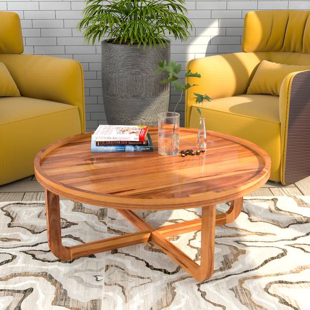 Klenta Home Decor Solid Sheesham Wood Coffee Tale/Centre Table For Living Room/Bedroom/Dining Room Solid Wood Coffee Table