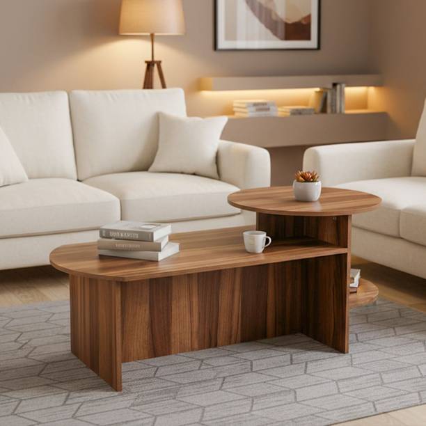 KIK Thames Tea Table for Living Room, Centre Table, Sofa Table Engineered Wood Coffee Table