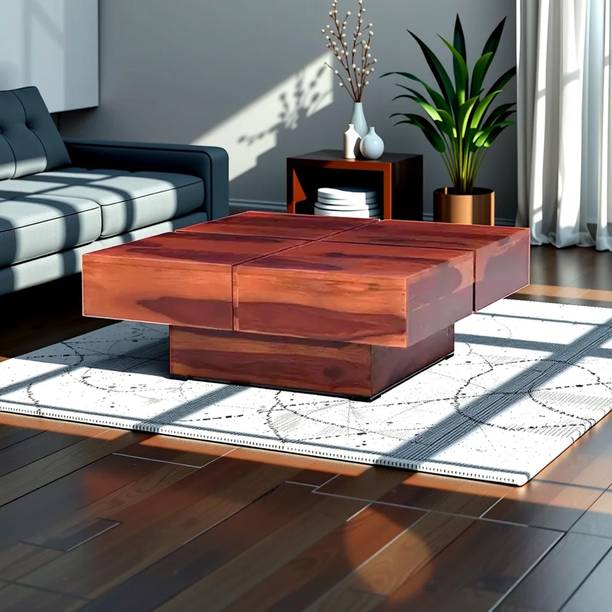 RoyalOak Royaloak Atom Center Table Solid Wood Coffee Table