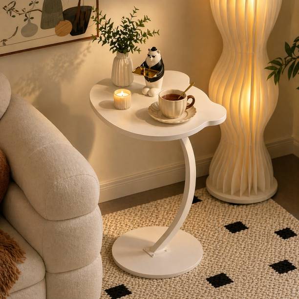 Toriyox Panda Shape Coffee Table The Elegance of Metal Marble Finish Engineered Wood Coffee Table
