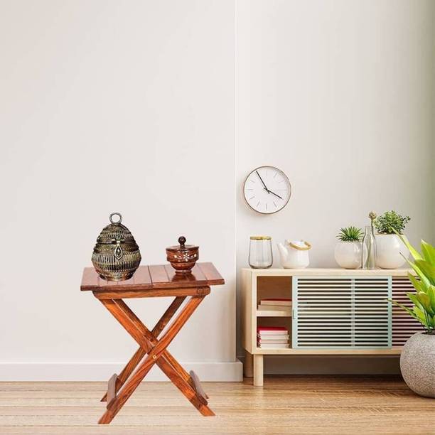 SIYA ART Wooden Foldable Coffee Table Solid Wood Coffee Table
