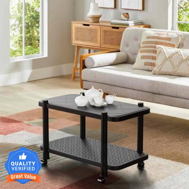 Mighty Home Center Trolly Coffee Table | Tea Poy for Home, Office & Outdoor Plastic Coffee Table