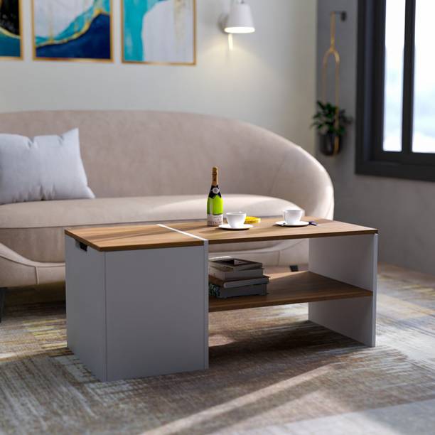 NEUDOT IRISH Bar Unit cum Engineered Wood Coffee Table