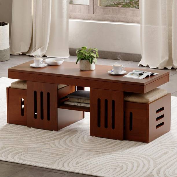 Wakefit Peaberry Solid Wood Coffee Table