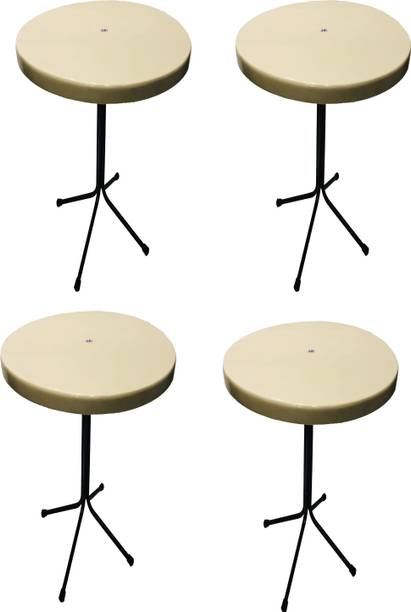 GOYALSON Restaurant Dining Table Dining Table Easily Foldable Light Weight Table 4 PC Metal 4 Seater Dining Table