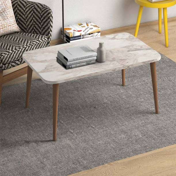 Device Bas with BROWN ART SHOPPEE Faux Marble Coffee Table for Living Room,Table for Living Room, Home, Office Engineered Wood Coffee Table