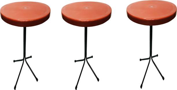 GOYALSON Dining Table Restaurant Easily Foldable Light Weight Table 3 PC Metal 4 Seater Dining Table