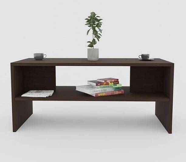 NE Furniture Mocha Engineered Wood Coffee Table/Center Table with Storage Engineered Wood Coffee Table