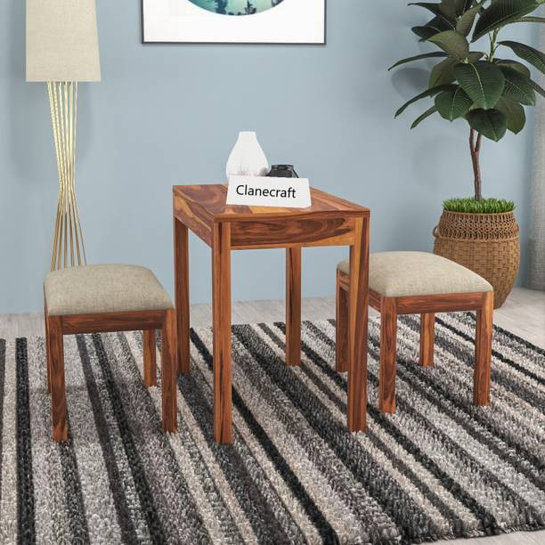 CLANECRAFT Solid Sheesham Wood One Dining Table & 2 Bench Dining Set For Dining Set. Solid Wood Coffee Table