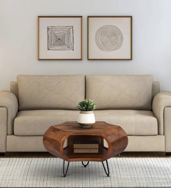 Bohemiana From Pepperfry Frode Sheesham Wood Coffee Table/Center Table For Living Room Solid Wood Coffee Table