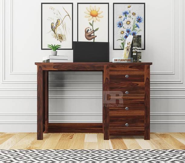 DR Furniture Wooden Study Table with Storage | Solid Wood Writing Desk for Kids Solid Wood Coffee Table