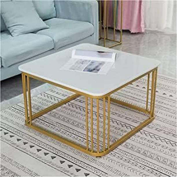 FAVOLOSA FAVOLOSA Square Coffee Tables Set of 2 with Storage Modern Coffee Table Engineered Wood Coffee Table