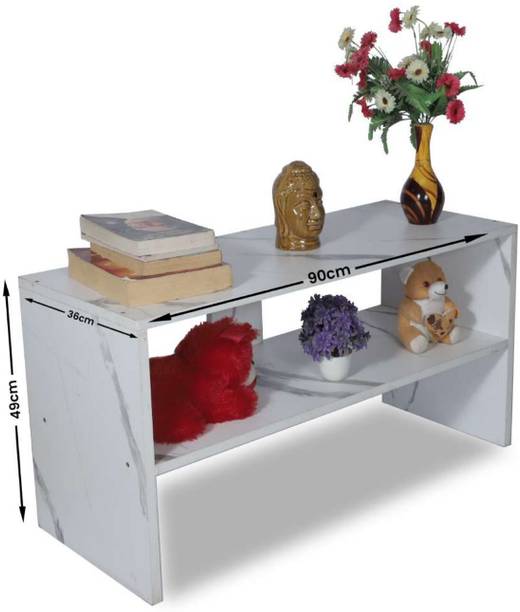 NE Furniture low_height_white Engineered Wood Coffee Table