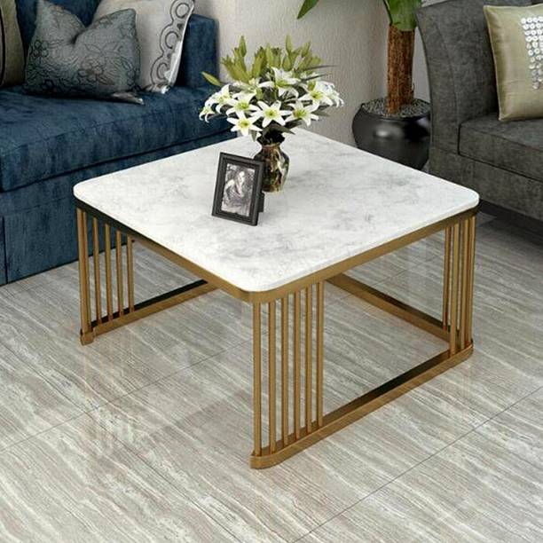 FAVOLOSA FAVOLOSA Square Coffee Tables Set of 2 with Storage Modern Coffee Table Engineered Wood Coffee Table