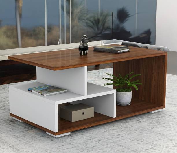 LivIn Styles Rectangle Coffee Table | Tea Table | Teapoy | Living Room Table Engineered Wood Coffee Table