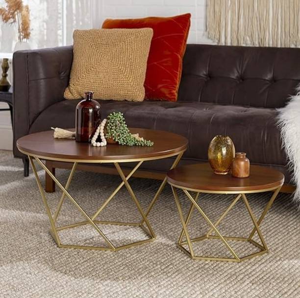 Vuhome Hexagon coffee table with beautiful design for living room furniture & bedroom Engineered Wood Coffee Table