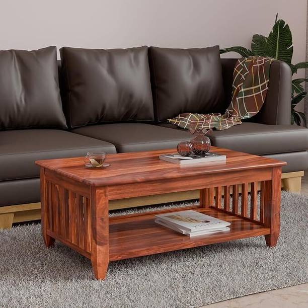 Flipkart Perfect Homes WOODEN CENTER TABLE Solid Wood Coffee Table