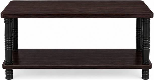 Malbro Modern Engineered Wood Two Tier Coffee Table with Storage Engineered Wood Coffee Table