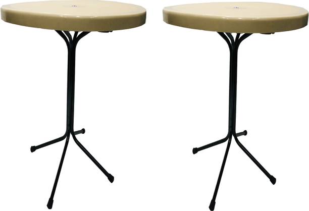 P P CHAIR Standing Person Dining table for Home Hotel Banquet Restaurant Dining Table 2 PC Plastic Coffee Table