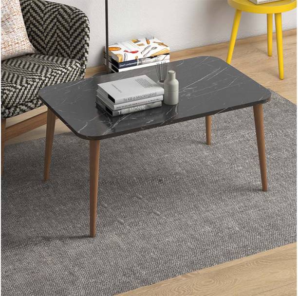 Device Bas with BROWN ART SHOPPEE Faux Marble Coffee Table for Living Room,Table for Living Room, Home, Office Engineered Wood Coffee Table