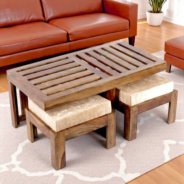 Flipkart Perfect Homes Rosewood ( Sheesham ) Solid Wood Coffee Table