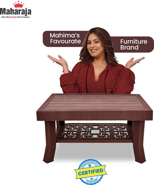 MAHARAJA Polo Plastic Coffee Table for Home Décor Plastic Center Table for Living Room Plastic Coffee Table