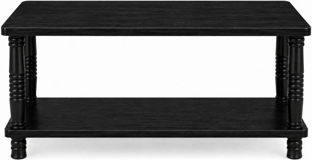 Malbro Modern Engineered Wood Two Tier Coffee Table with Storage Engineered Wood Coffee Table