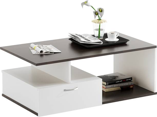 Burlyworth Livik Tea Table, Centre Table with Storage, Sofa Table, Engineered Wood Coffee Table