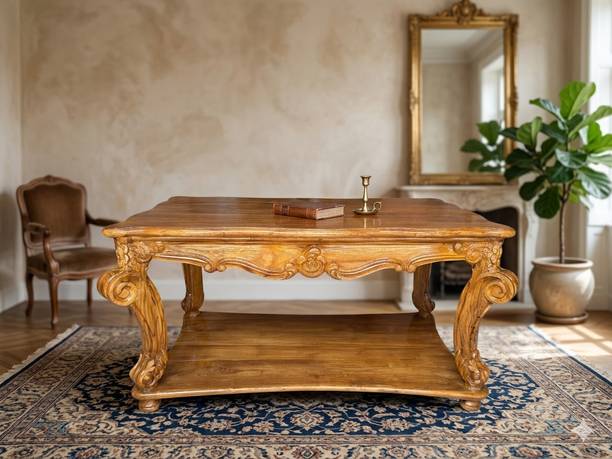 W.S.HANDICRAFTS Solid Wood Coffee Table
