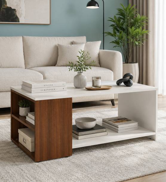 Hometown Zentra Coffee Table Elegant Center Table for Living Room Engineered Wood Coffee Table