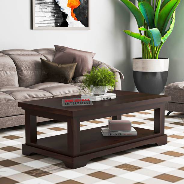 Shree Jeen Mata Enterprises Solid Sheesham Wood Coffee Table/Center Table For Living Room / Cafe. Solid Wood Coffee Table