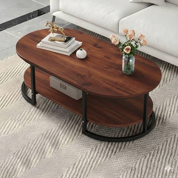 Mysoor art handicrafts Nesting Tables Set of 2 Coffee Table, Modern Center Table Engineered Wood Coffee Table