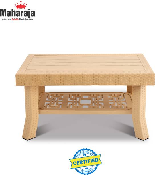 MAHARAJA Polo Plastic Coffee Table for Home Décor Plastic Center Table for Living Room Plastic Coffee Table