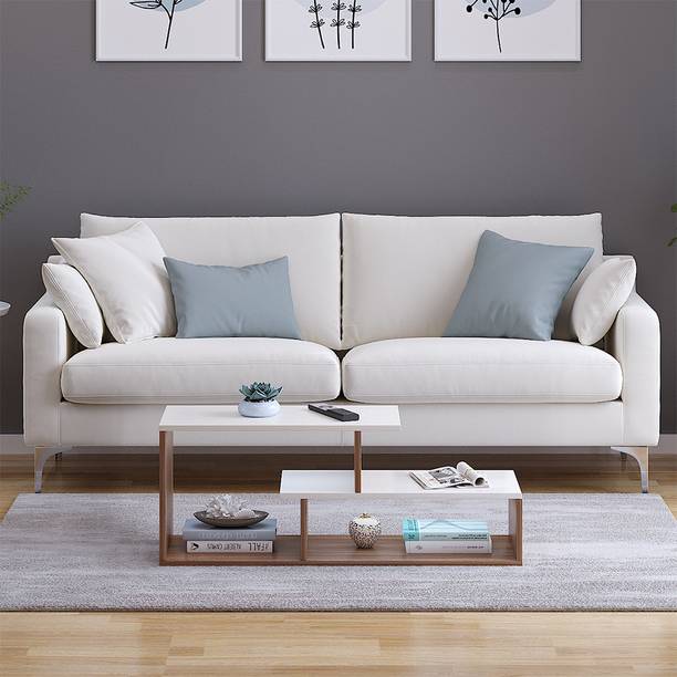 FURNEASER Acura Tea Table for Living Room, Centre Table, Sofa Set Table, Engineered Wood Coffee Table