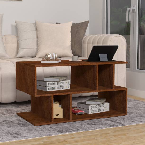 Spyder Craft Modern Engineered Wood Coffee Table with Storage Shelves for Living Room Engineered Wood Coffee Table
