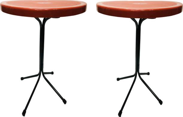 GOYALSON Restaurant Dining Bar Table Dining Table Easily Foldable Light Weight Table 2 PC Metal 4 Seater Dining Table