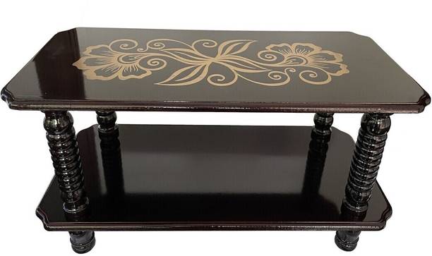 Malbro Modern Wooden Tea Table for Living Room & Bedroom | Elegant & Sturdy Design Engineered Wood Coffee Table